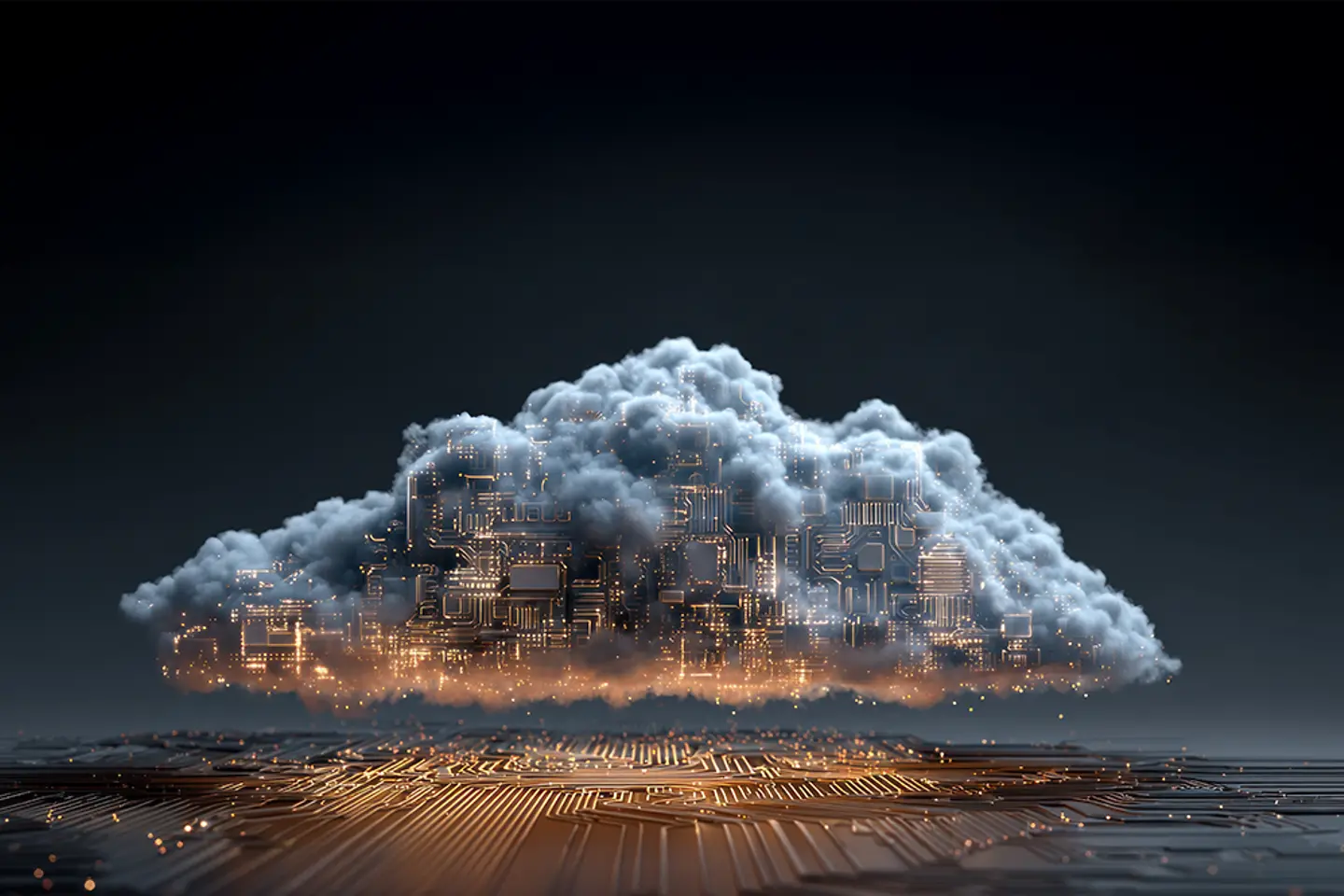Cloud computing concept illustration abstract