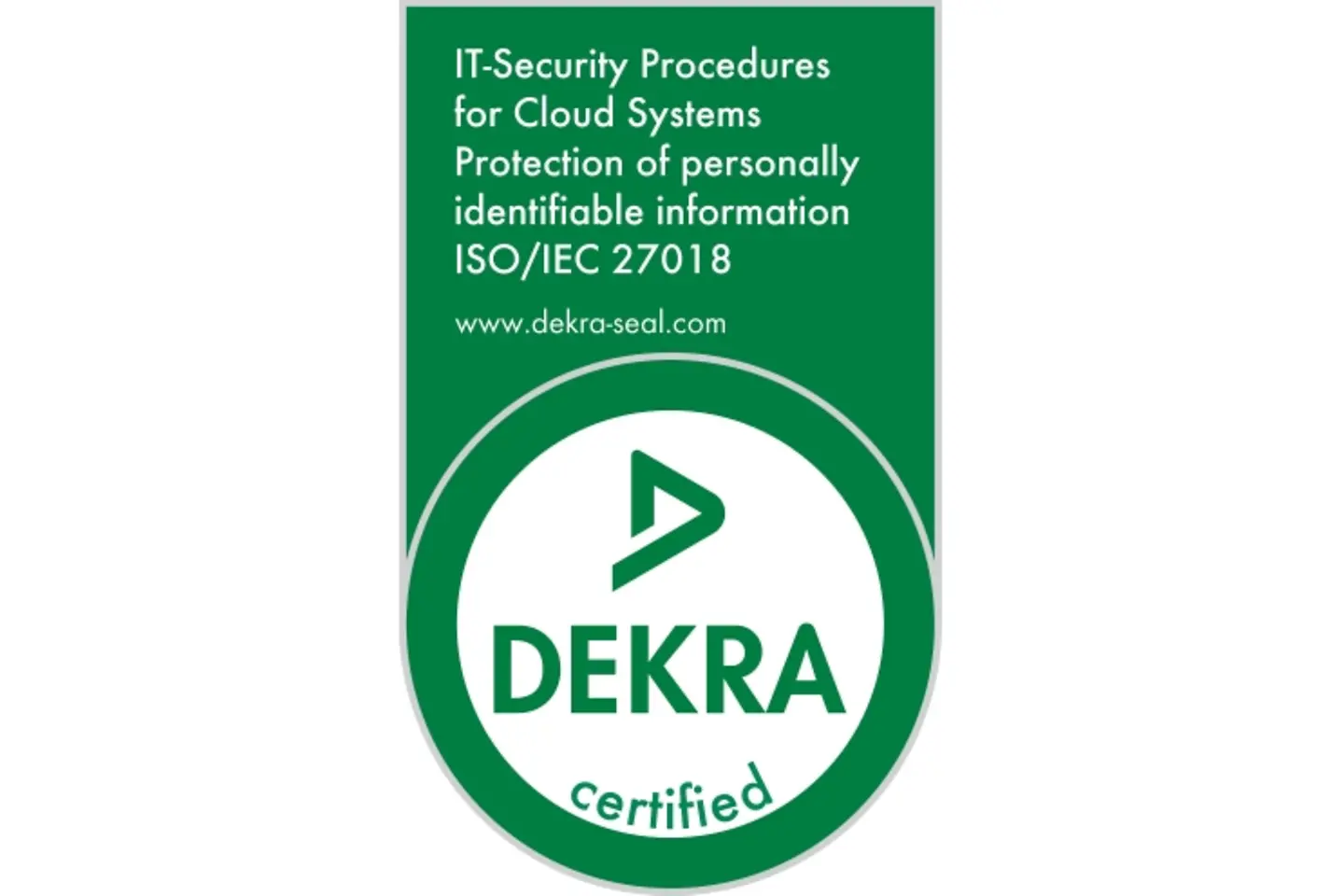 Certificates ISO IEC 27018